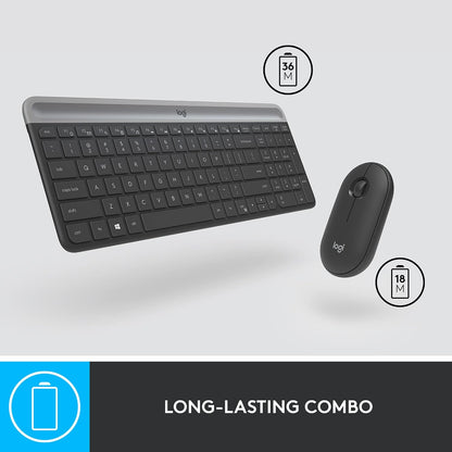 Logitech MK470 Slim Wireless Keyboard & Mouse Combo