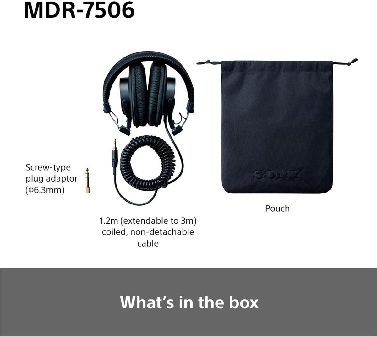 Sony MDR-7506 Professional Headphones