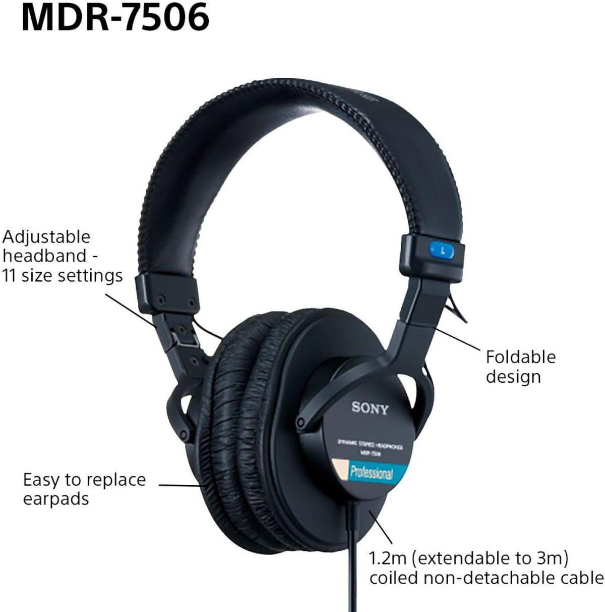 Sony MDR-7506 Professional Headphones