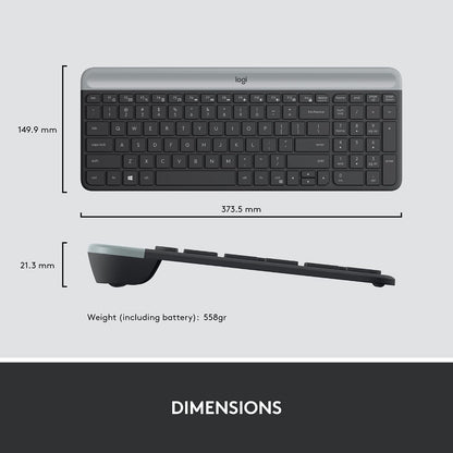 Logitech MK470 Slim Wireless Keyboard & Mouse Combo
