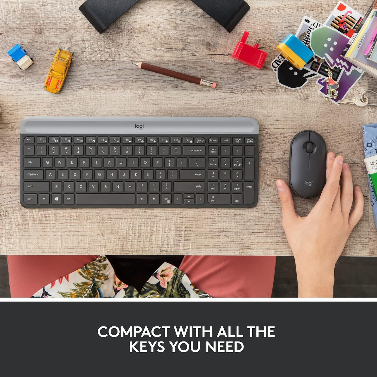 Logitech MK470 Slim Wireless Keyboard & Mouse Combo