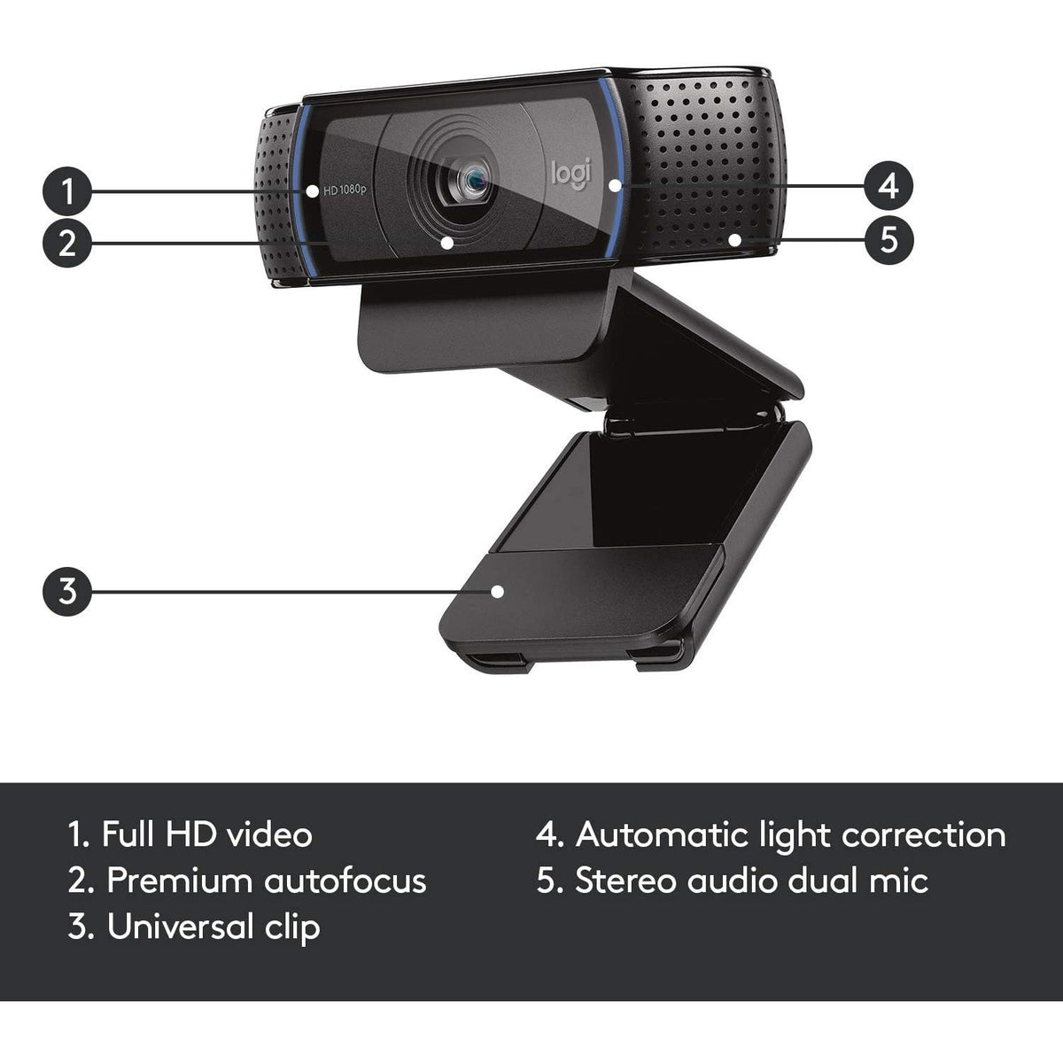 Logitech HD Pro C920 Webcam